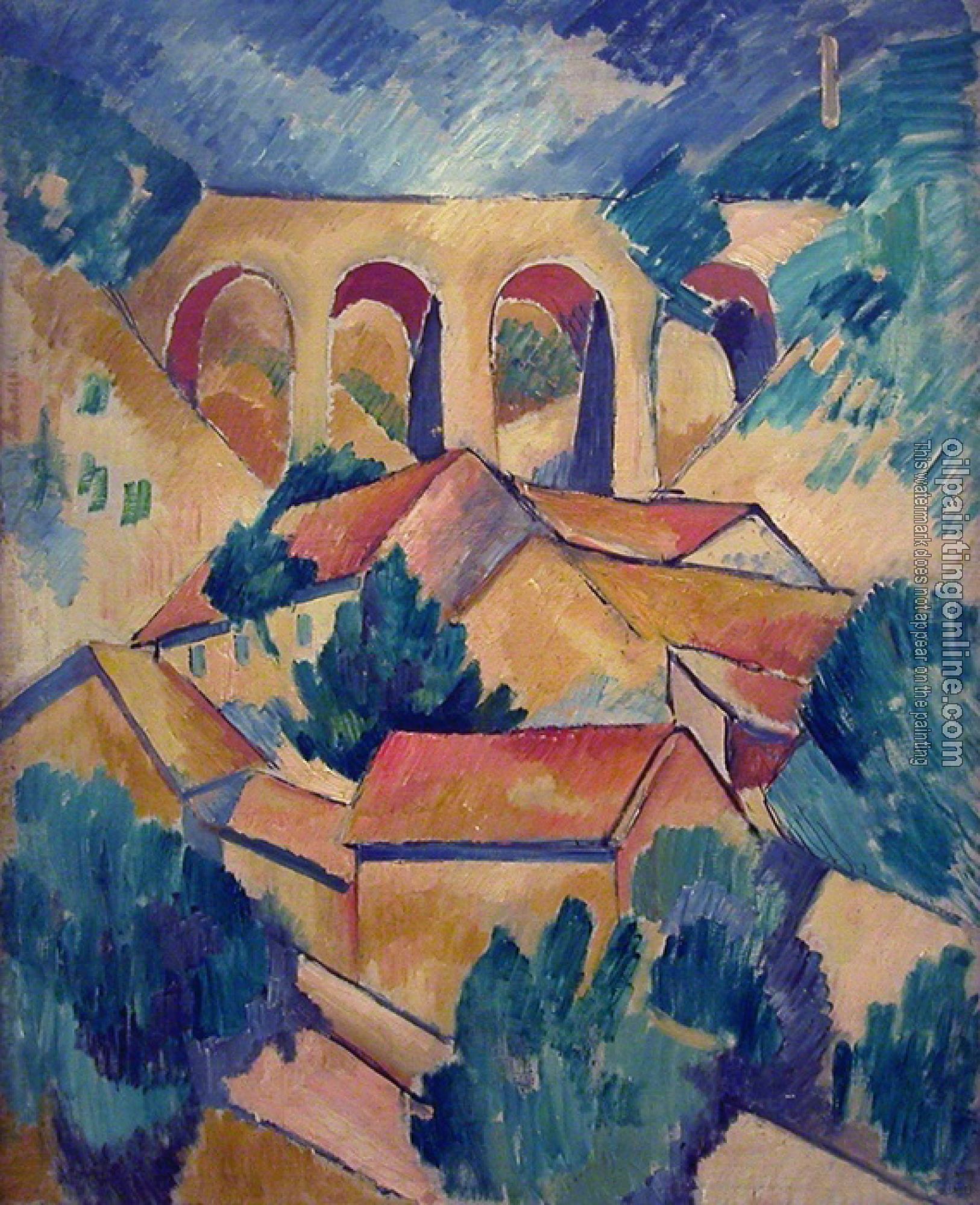 Georges Braque - Viaduct at L'Estaque III